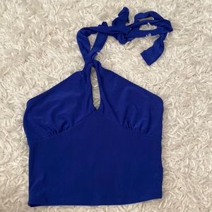 Saints 21 Halter Crop Top. Size Small